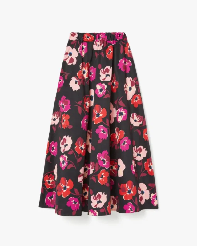 Fall Poppies Midi Skirt sold by Kate Spade