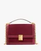 Deco Pebbled Leather & Suede Chain Shoulder Bag sold by Kate Spade