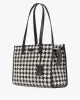 Manhattan Houndstooth Tweed Large Market Tote sold by Kate Spade