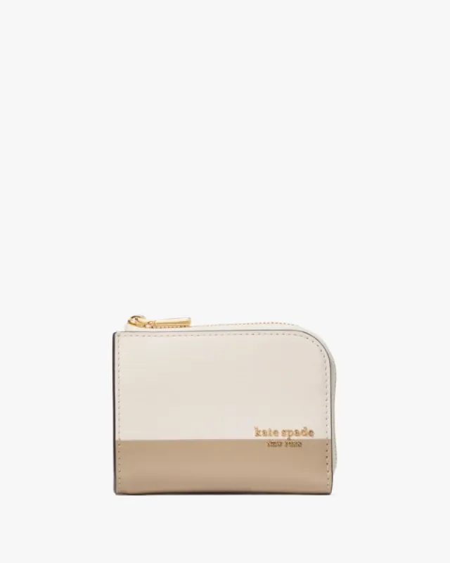 Devin Colorblocked Zip Card Case sold by Kate Spade