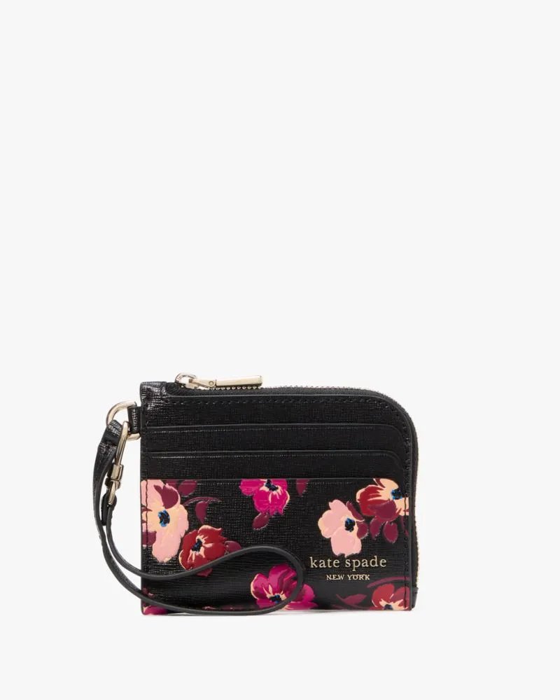 Devin Fall Poppies Coin Card Case Wristlet sold by Kate Spade