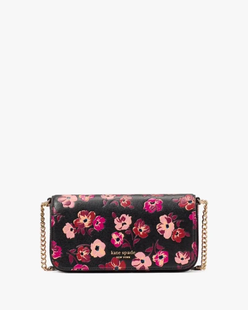 Devin Fall Poppies Flap Chain Wallet sold by Kate Spade