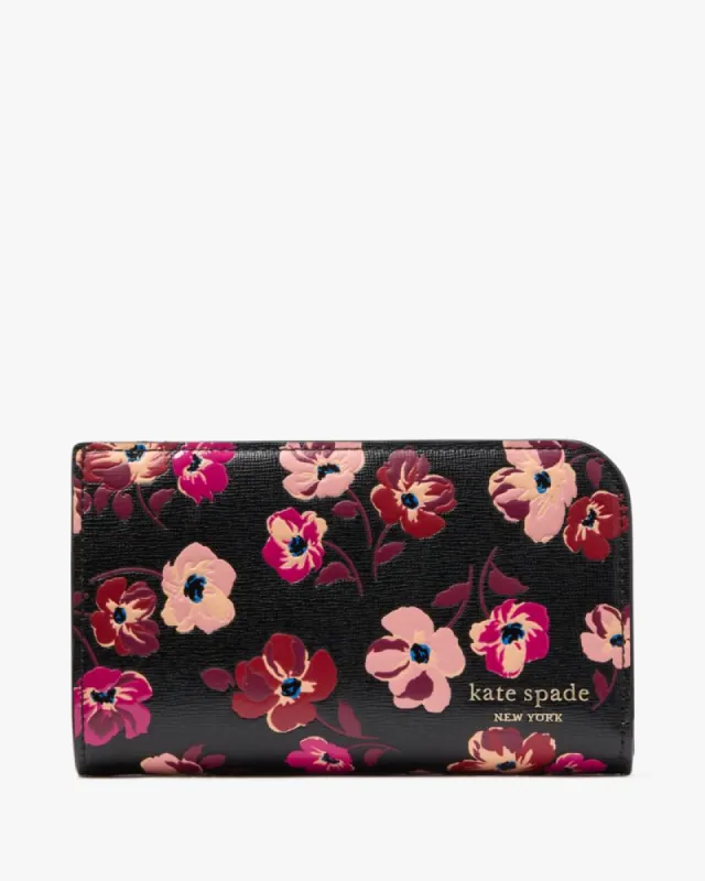 Devin Fall Poppies Medium Bifold Wallet sold by Kate Spade
