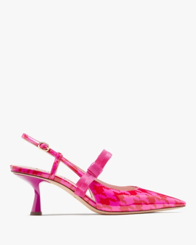 Maritza Houndstooth Slingback Pumps sold by Kate Spade