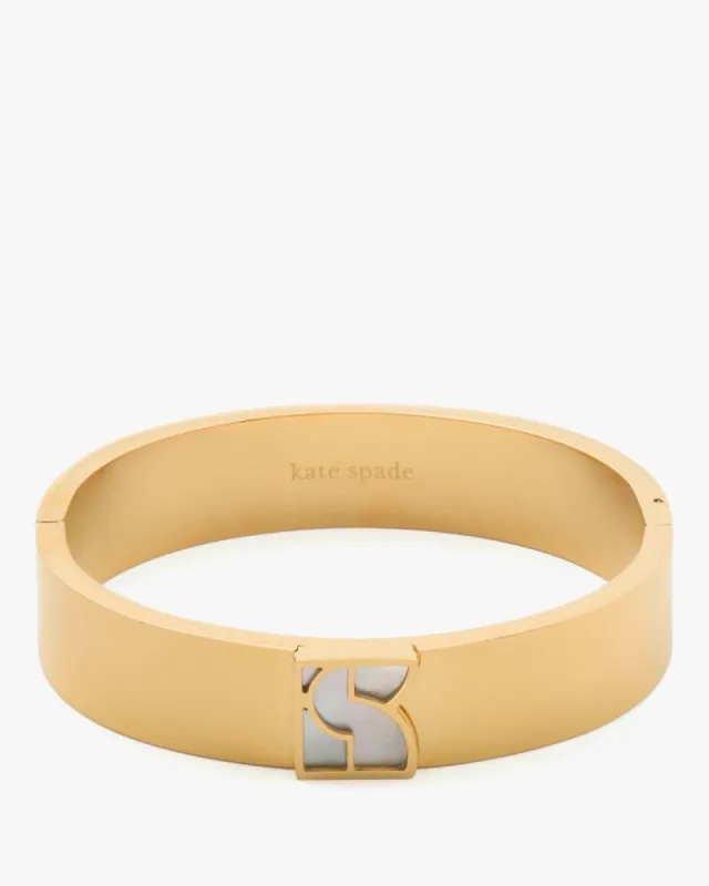 Dakota Signature Hinged Bangle sold by Kate Spade