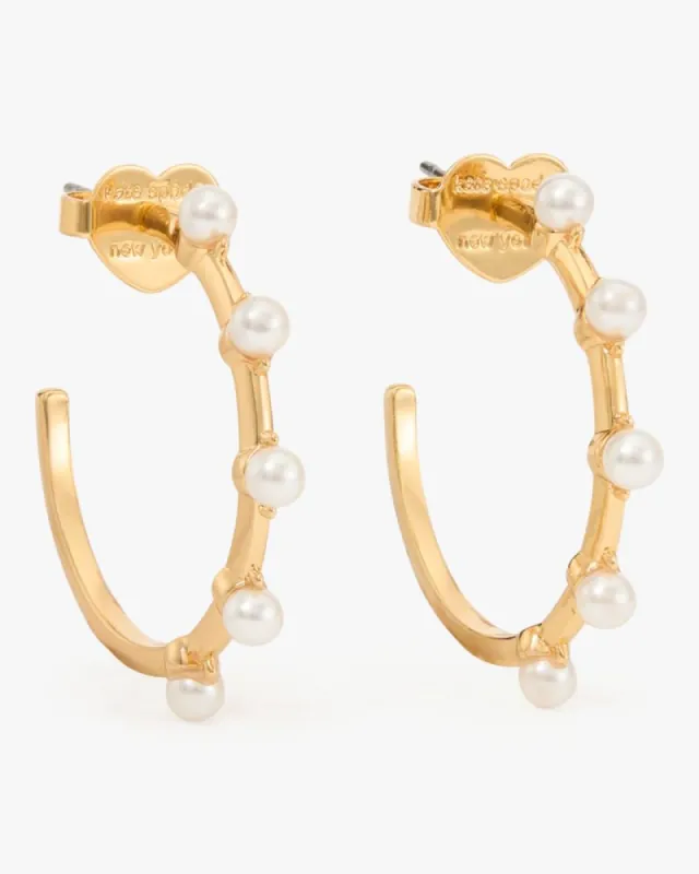 Hint Of Shimmer Hoops sold by Kate Spade