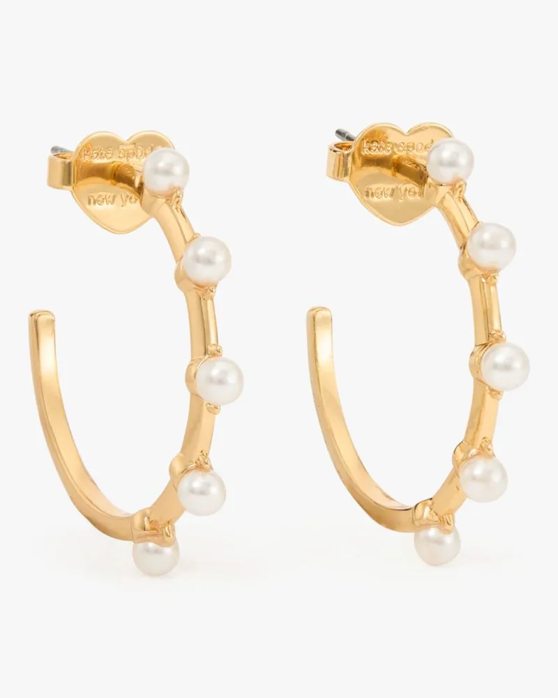 Hint Of Shimmer Hoops sold by Kate Spade