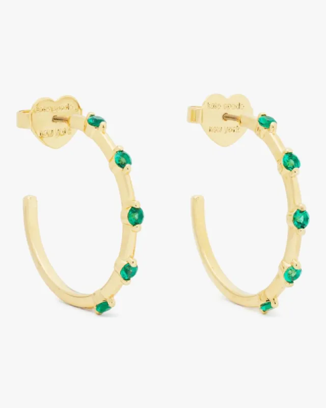 Hint Of Shimmer Hoops sold by Kate Spade