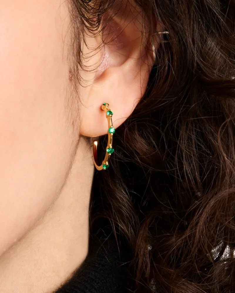 Hint Of Shimmer Hoops sold by Kate Spade product image thumbnail 2