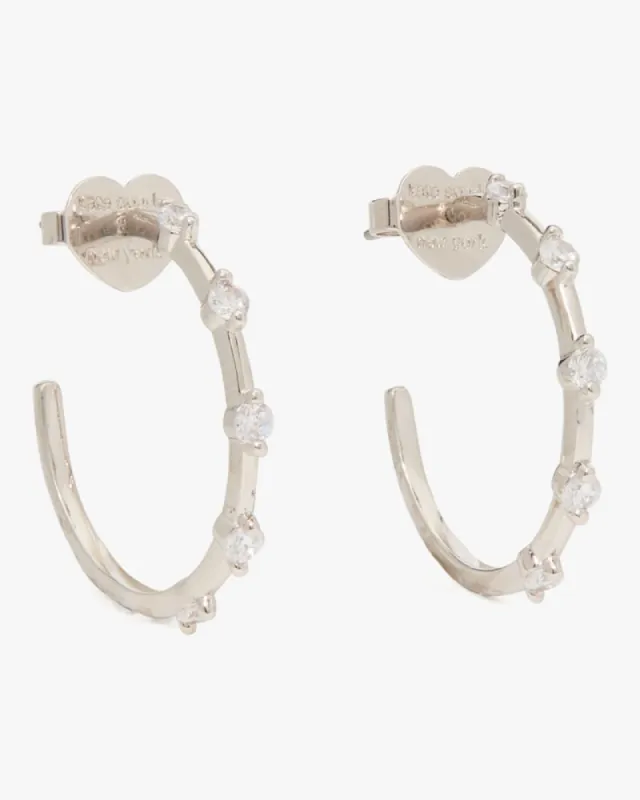 Hint Of Shimmer Hoops sold by Kate Spade