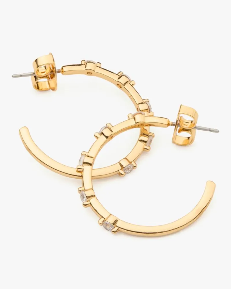 Hint Of Shimmer Hoops sold by Kate Spade product image thumbnail 4