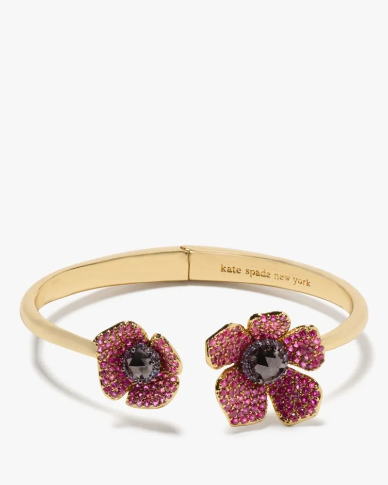 Poppy Power Hinged Cuff sold by Kate Spade