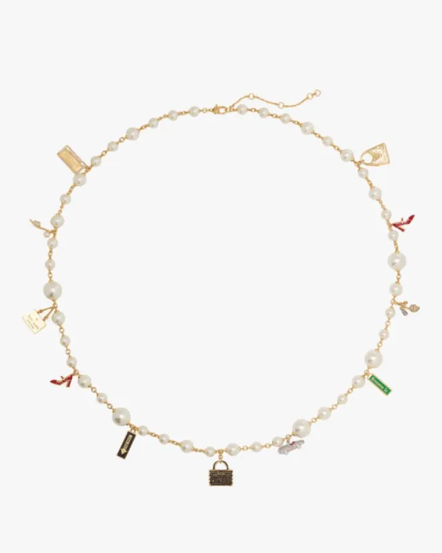 New York Minute Statement Charm Necklace sold by Kate Spade