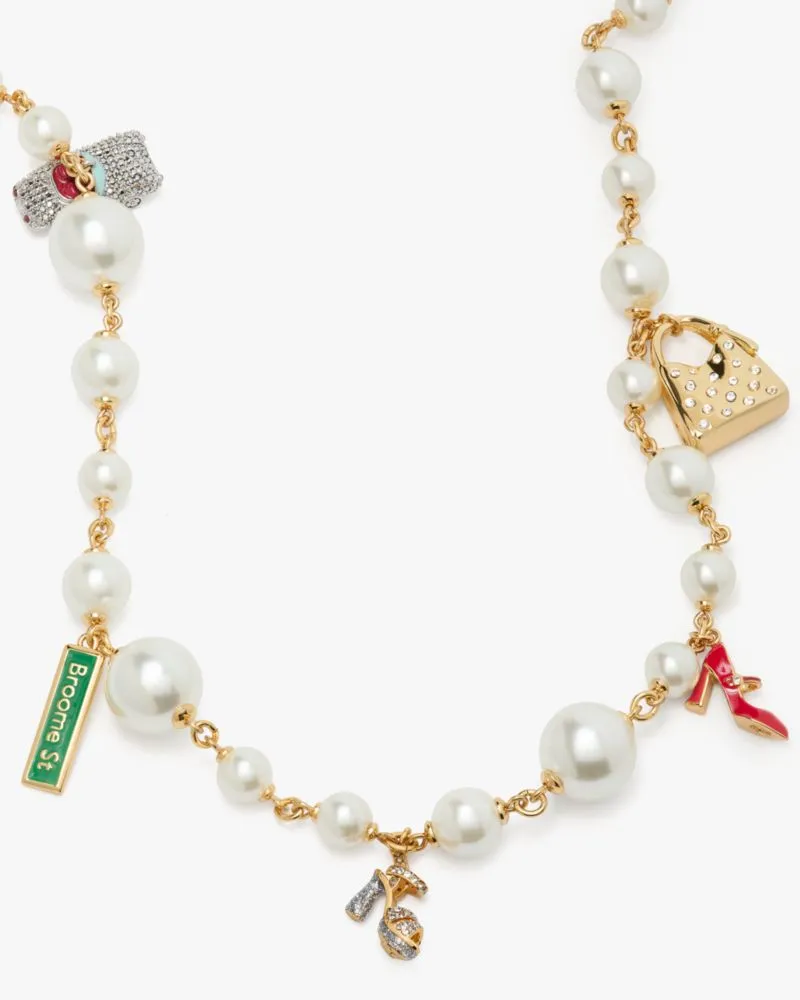 New York Minute Statement Charm Necklace sold by Kate Spade product image thumbnail 4