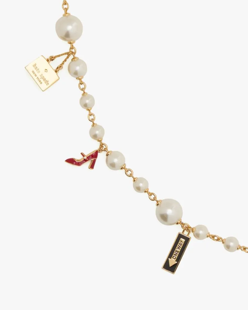 New York Minute Statement Charm Necklace sold by Kate Spade product image thumbnail 5