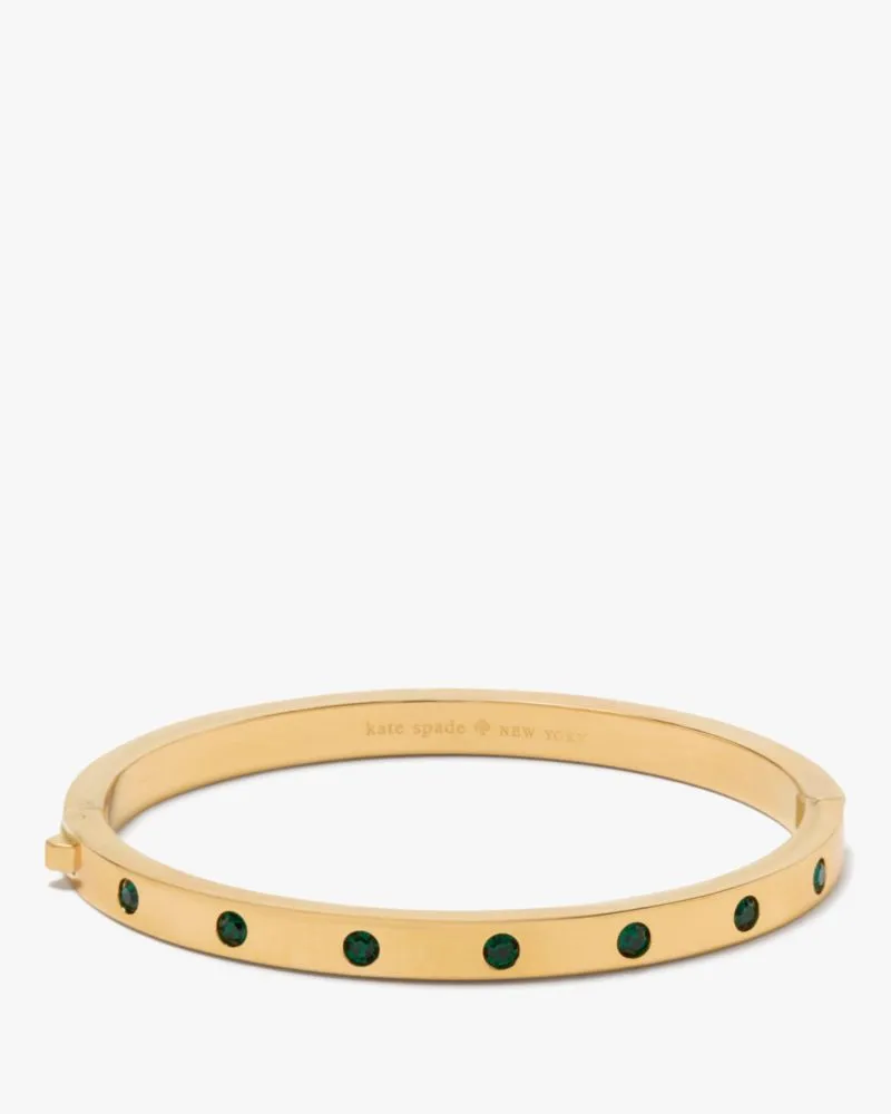 Set In Stone Hinged Bangle sold by Kate Spade