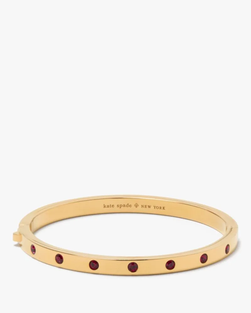 Set In Stone Hinged Bangle sold by Kate Spade