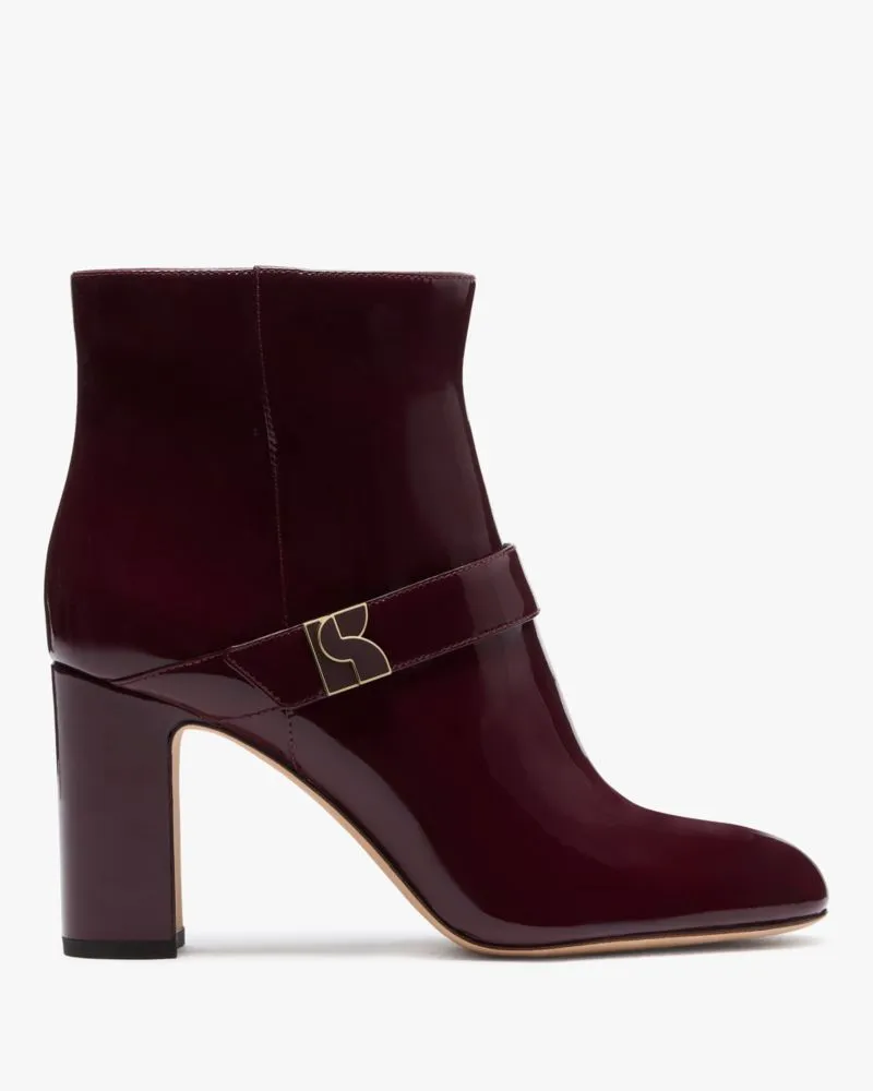 Dakota Patent Leather Zip Up Booties sold by Kate Spade