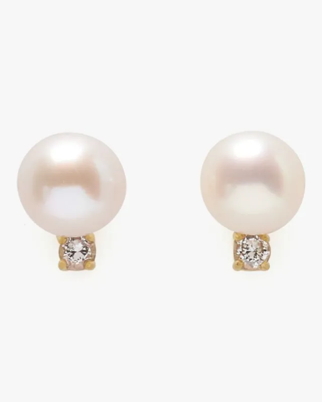 Kate Spade Fine Meant To Be Pearl & Diamond Studs sold by Kate Spade