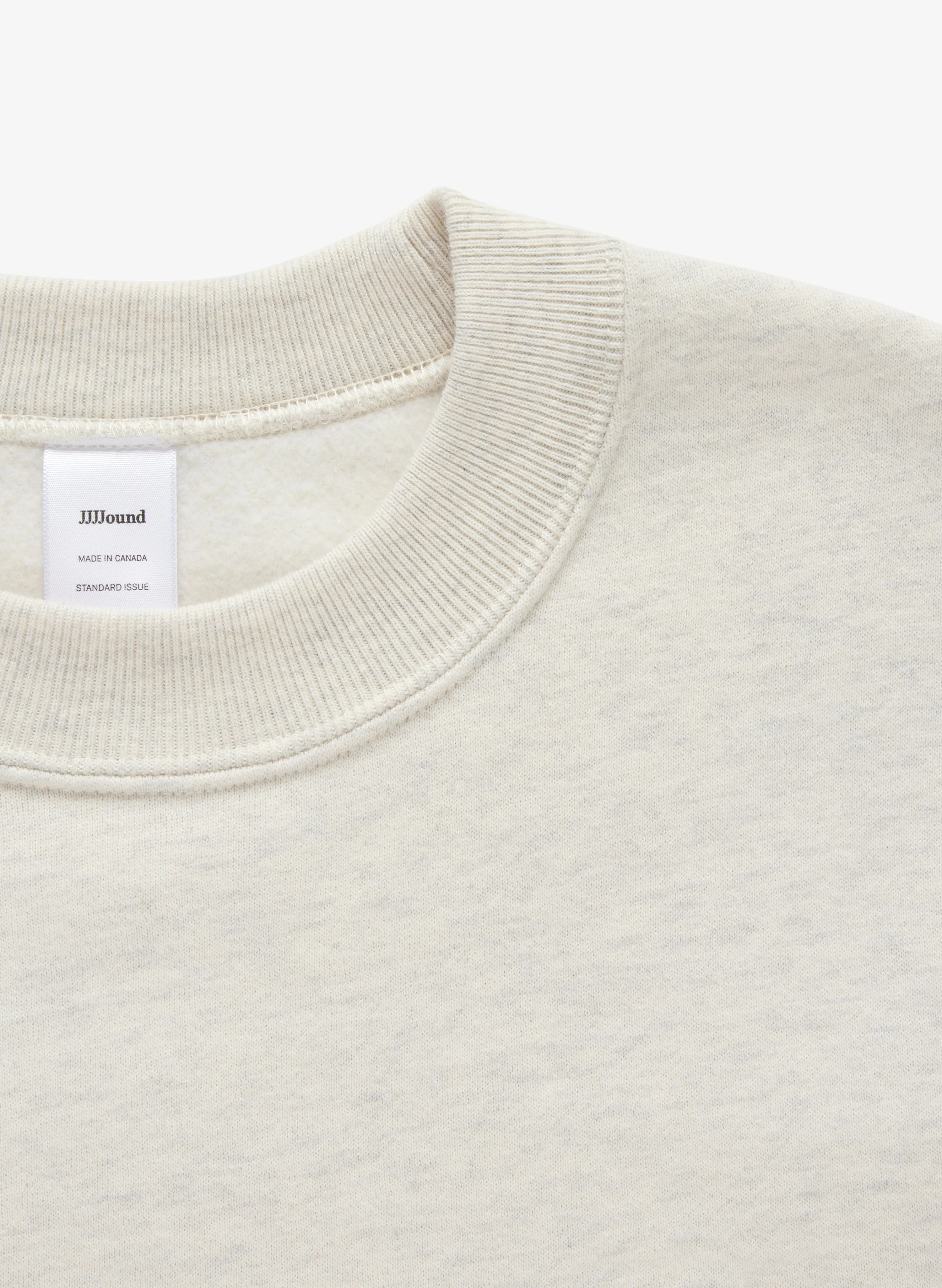 J90 Crewneck - Oatmeal sold by JJJJound product image thumbnail 2