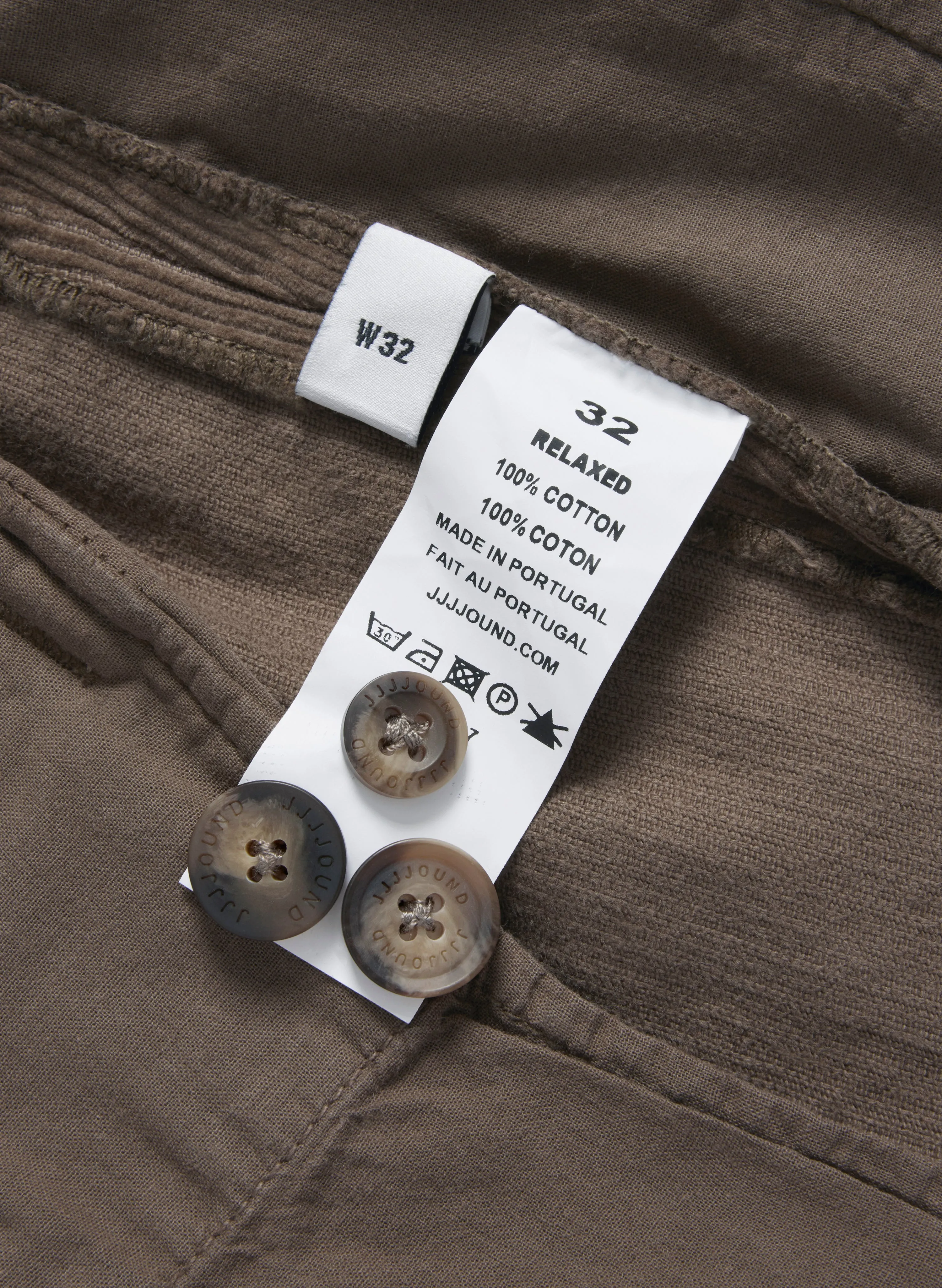 Corduroy Pant Relaxed - Brown sold by JJJJound product image thumbnail 5