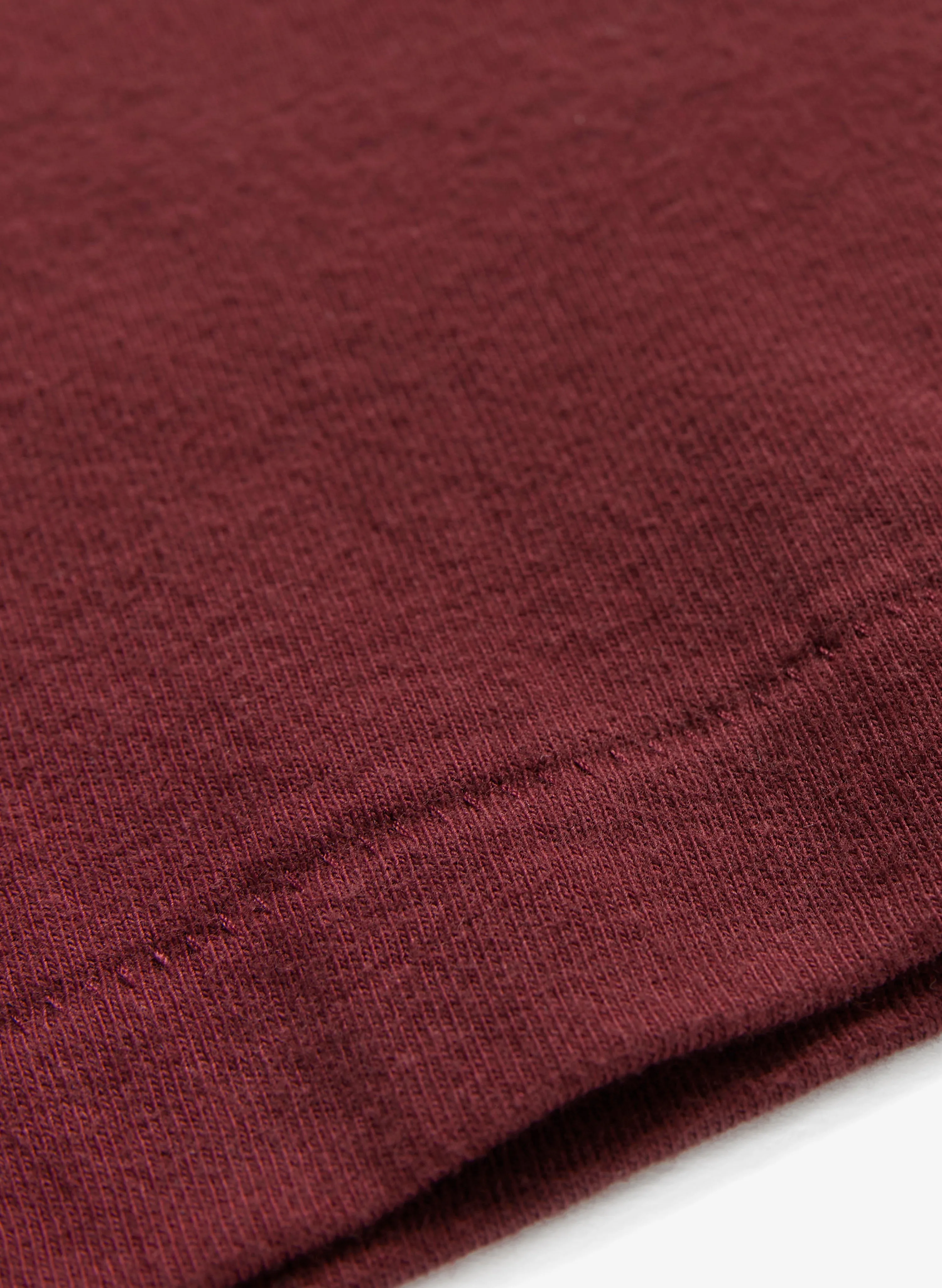 J90 T-Shirt Pocket - Burgundy sold by JJJJound product image thumbnail 3