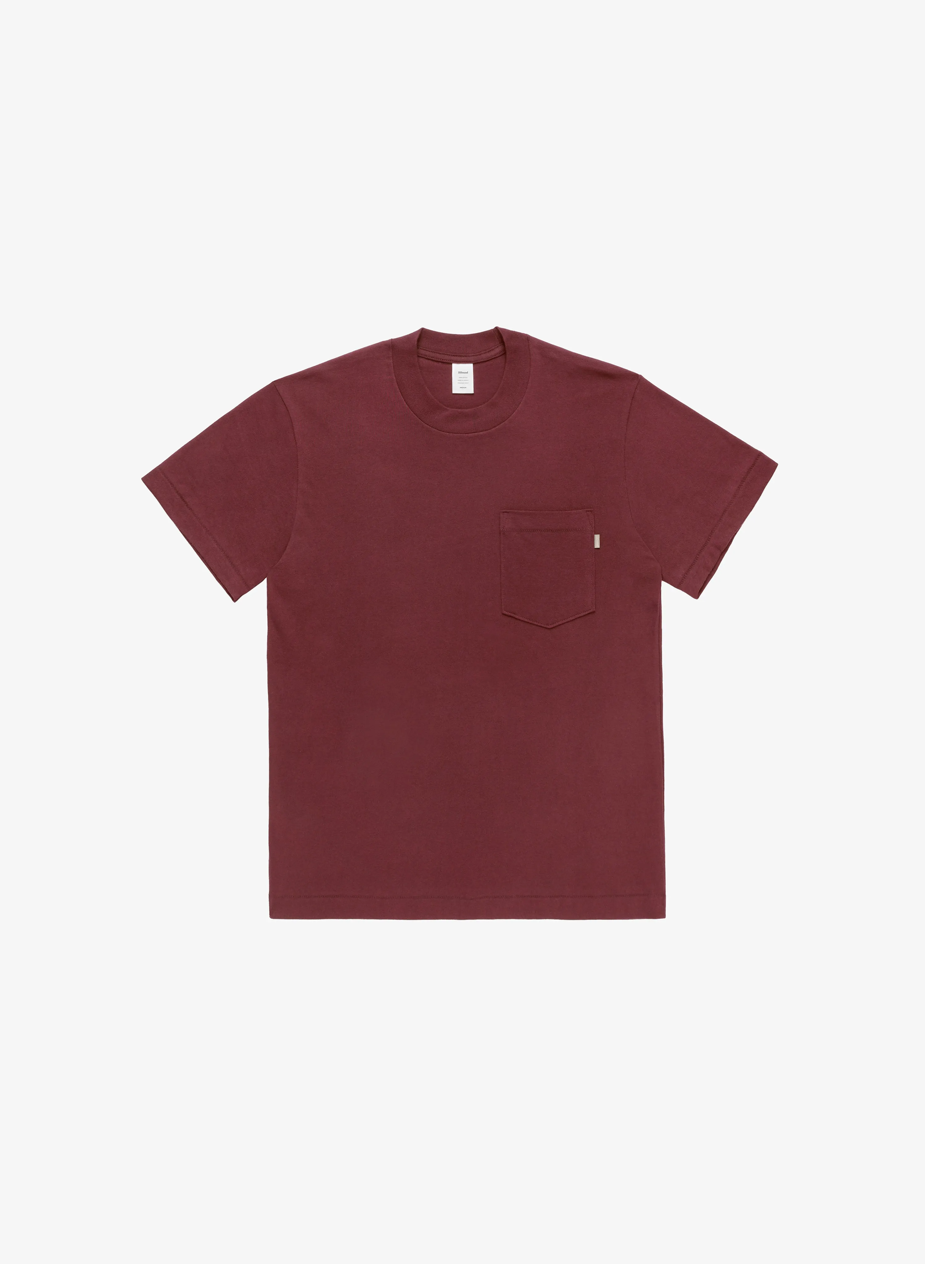 J90 T-Shirt Pocket - Burgundy sold by JJJJound
