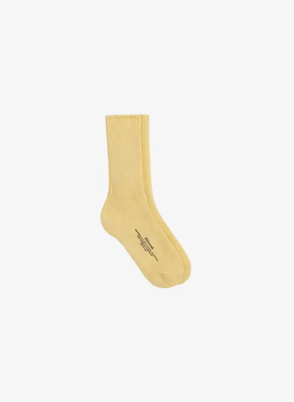 Organic Socks - Yellow sold by JJJJound