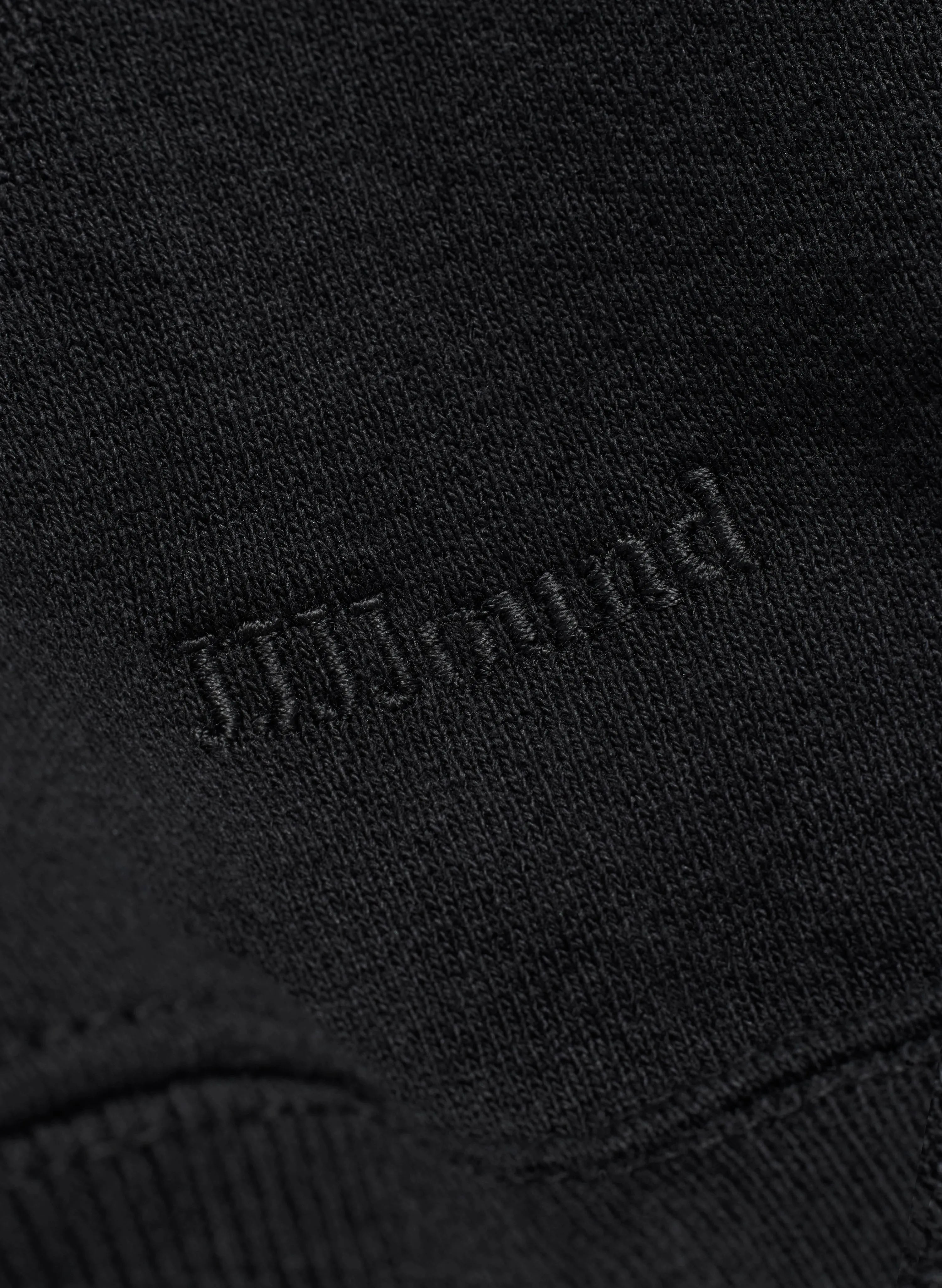 80s Hooded Zip Sweatshirt - Black sold by JJJJound product image thumbnail 4