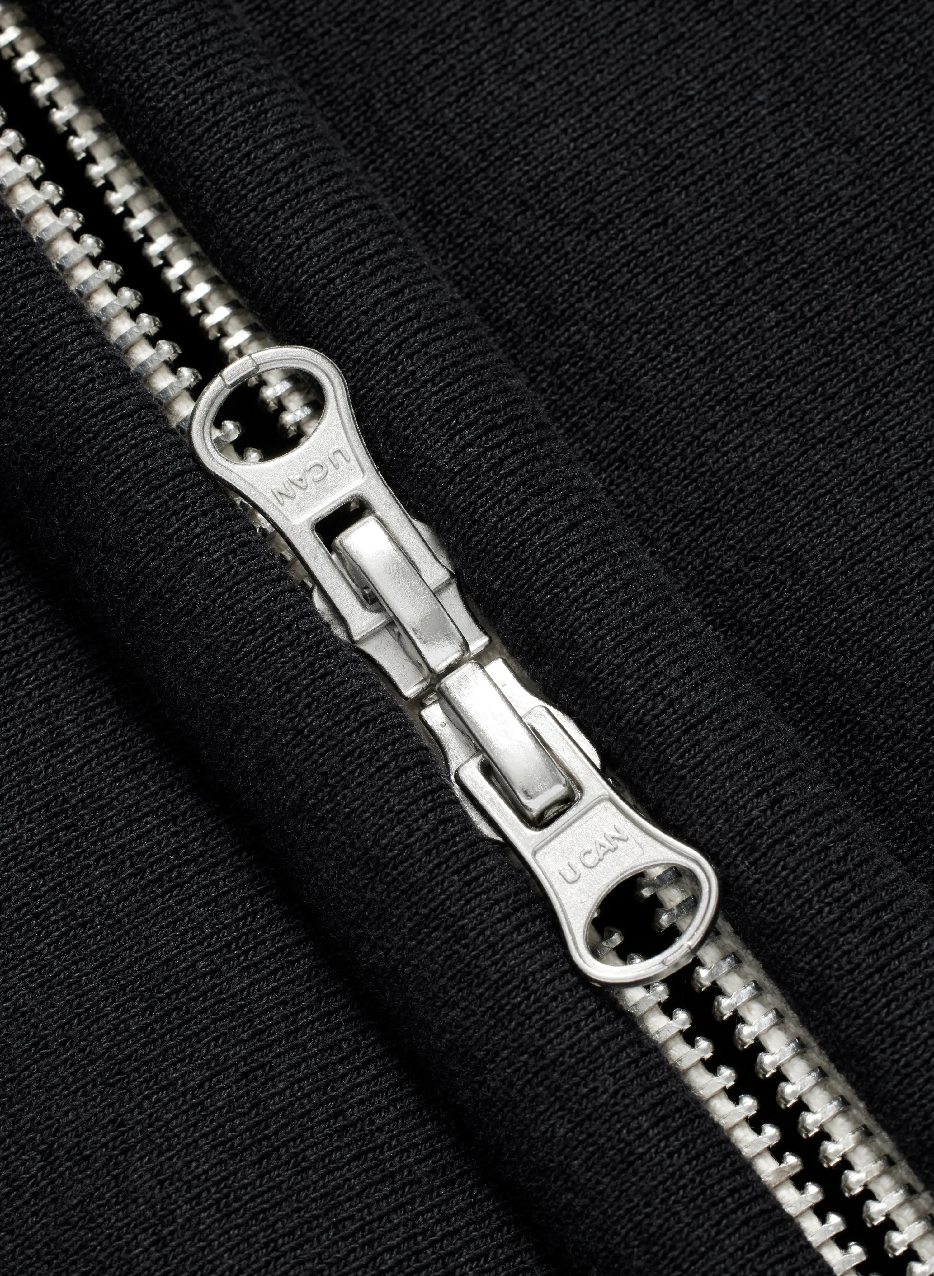 80s Hooded Zip Sweatshirt - Black sold by JJJJound product image thumbnail 3