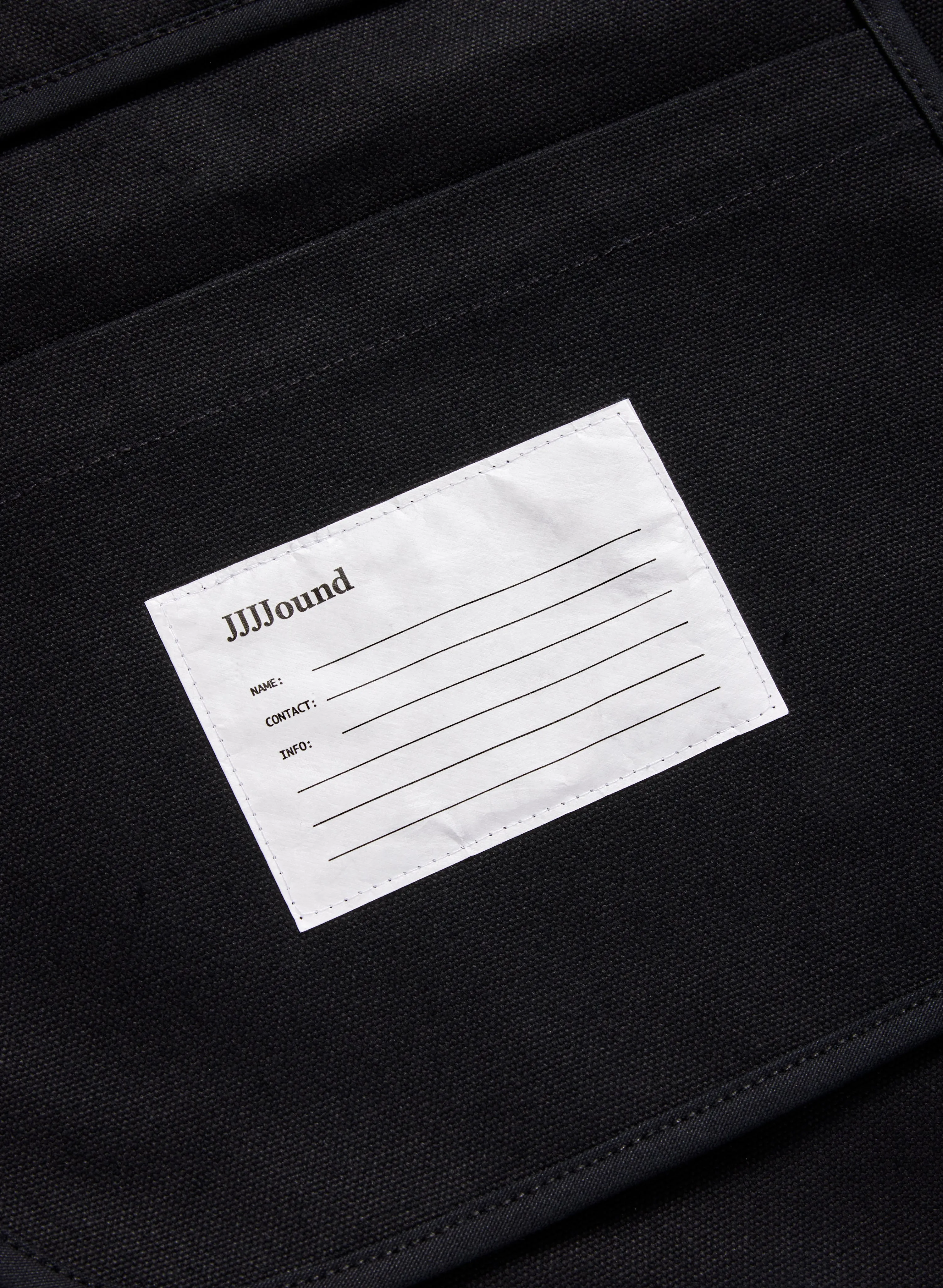 Petit Court Cabas - Black sold by JJJJound product image thumbnail 4