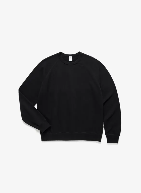 70s Crewneck Sweatshirt - Black French Terry sold by JJJJound