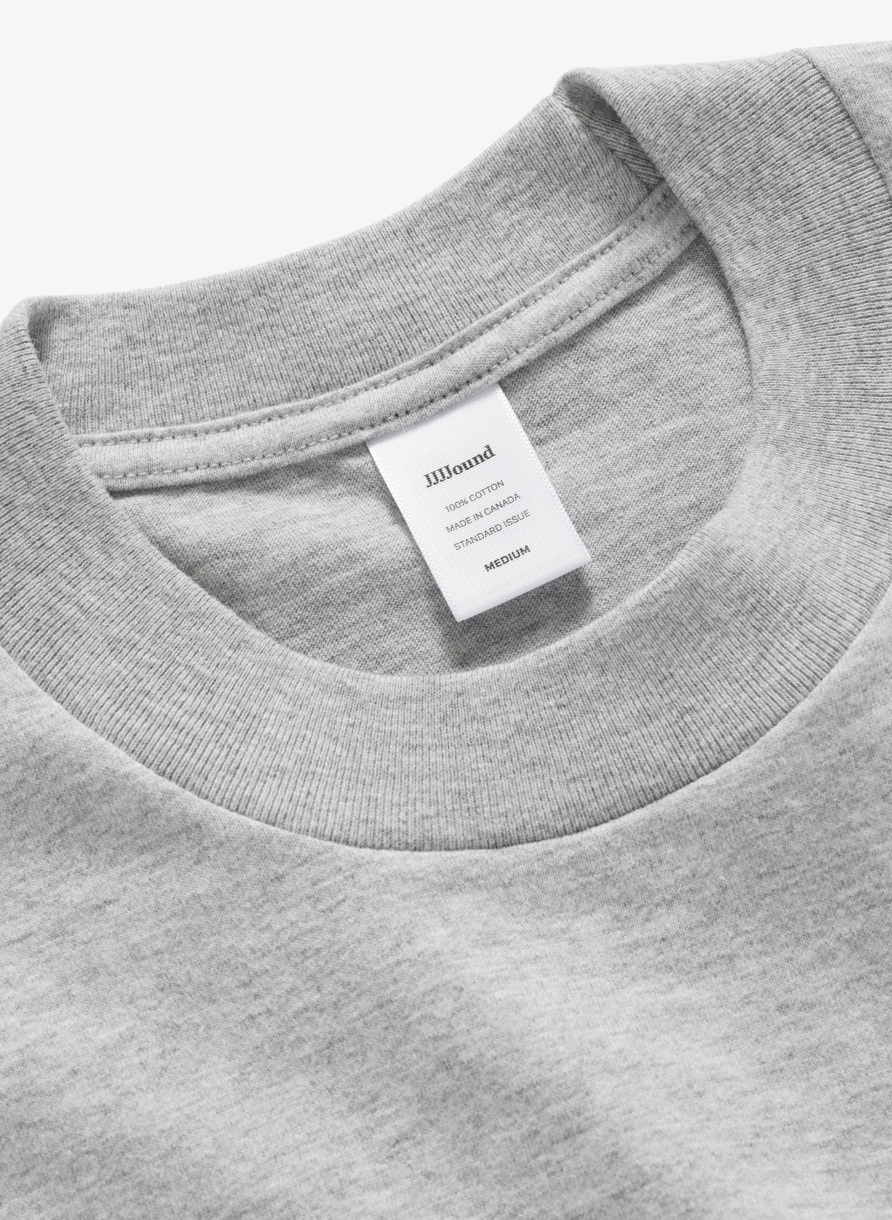 90s Pocket T-Shirt - Light Grey Mix sold by JJJJound product image thumbnail 2