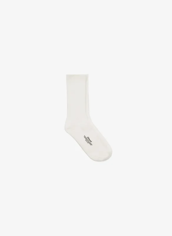 Organic Socks - White sold by JJJJound