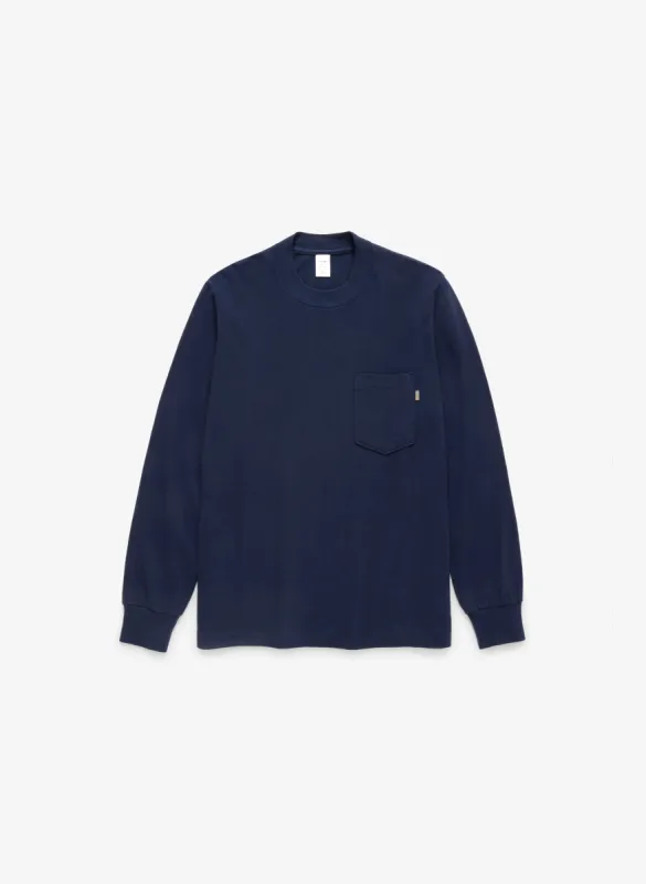 90s Longsleeve Pocket - Navy sold by JJJJound