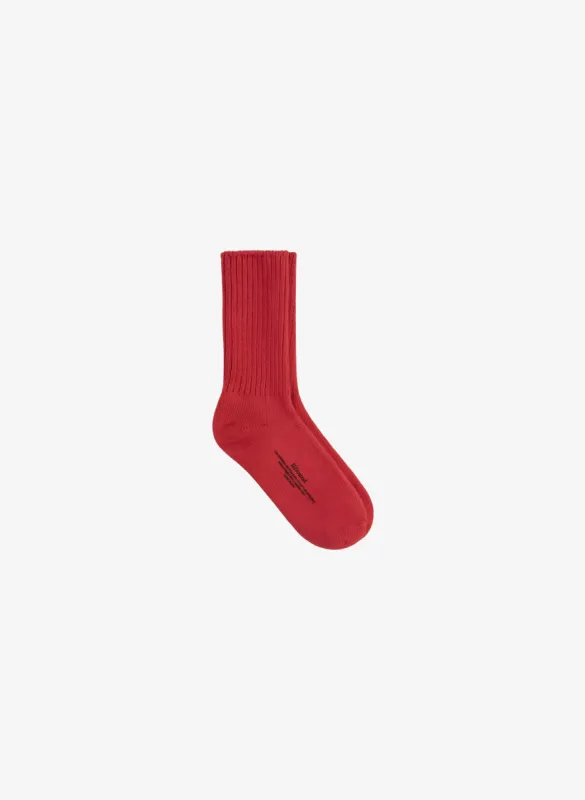 Organic Socks - Red sold by JJJJound