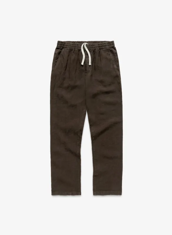 Weekend Linen Pants - Brown sold by JJJJound