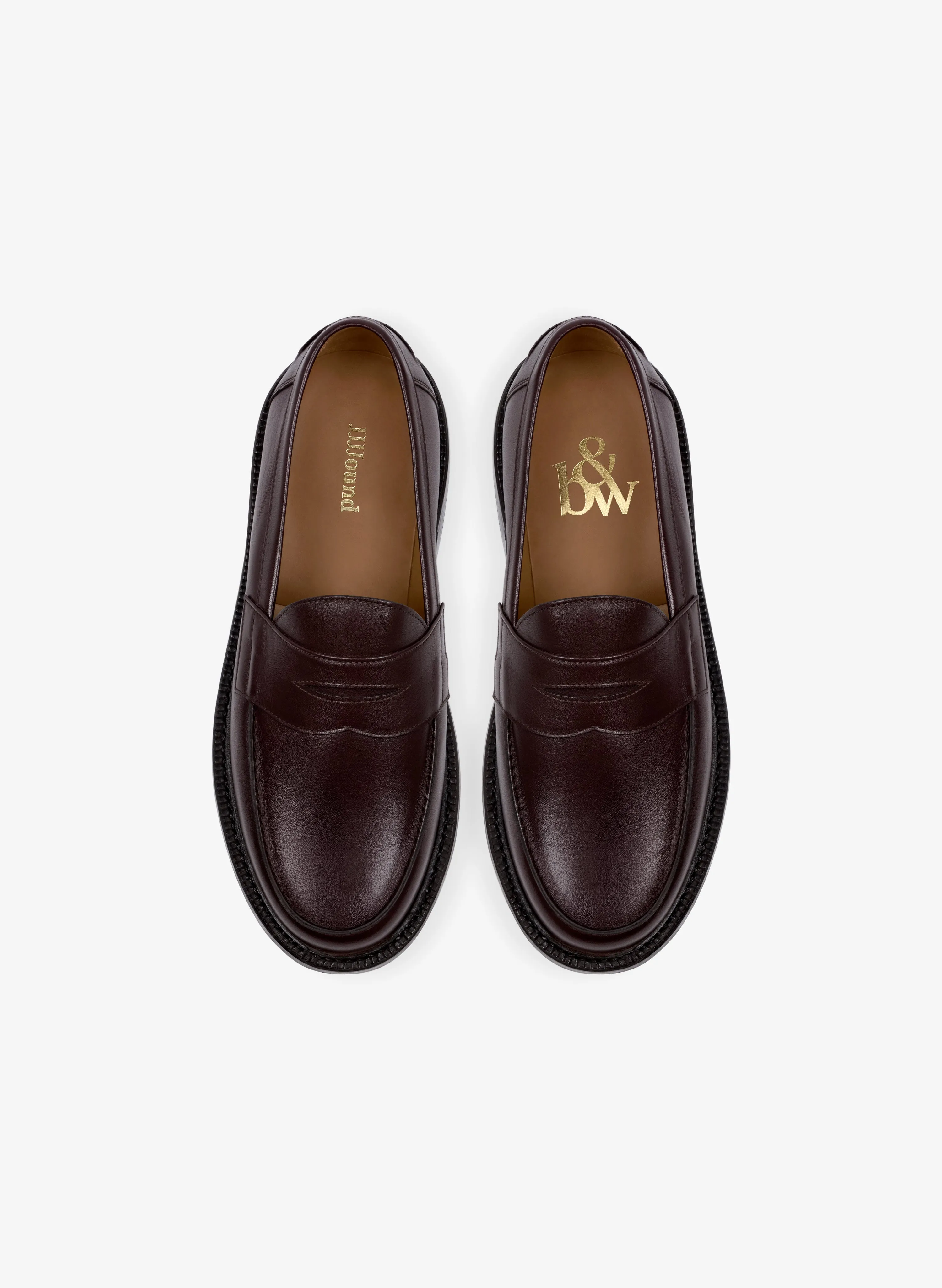 JJJJound Ellis Penny Loafer - Burgundy sold by JJJJound