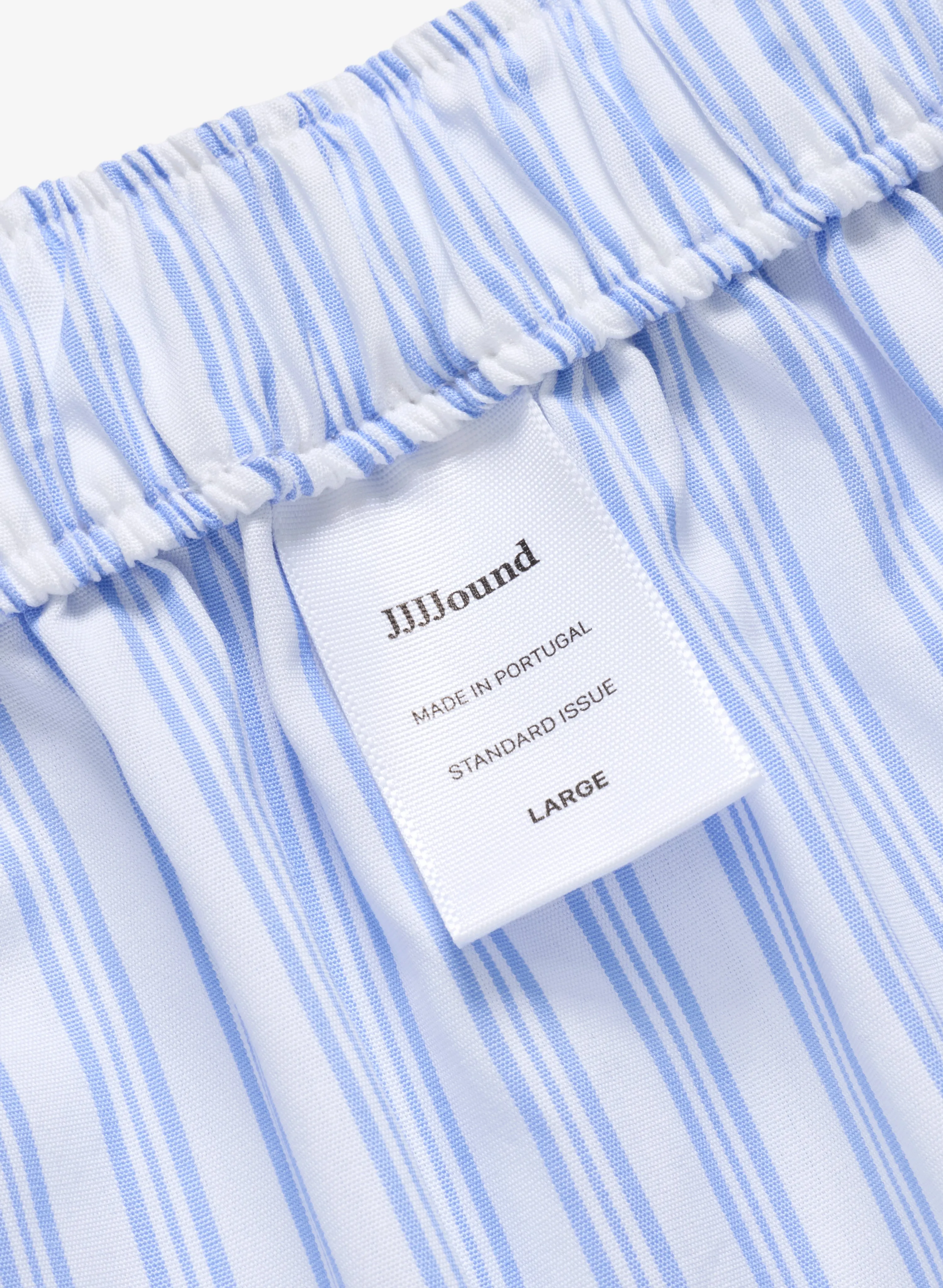 Boxer Shorts - White/Blue sold by JJJJound product image thumbnail 3