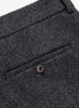 Wool Trousers Wide - Charcoal Herringbone sold by JJJJound