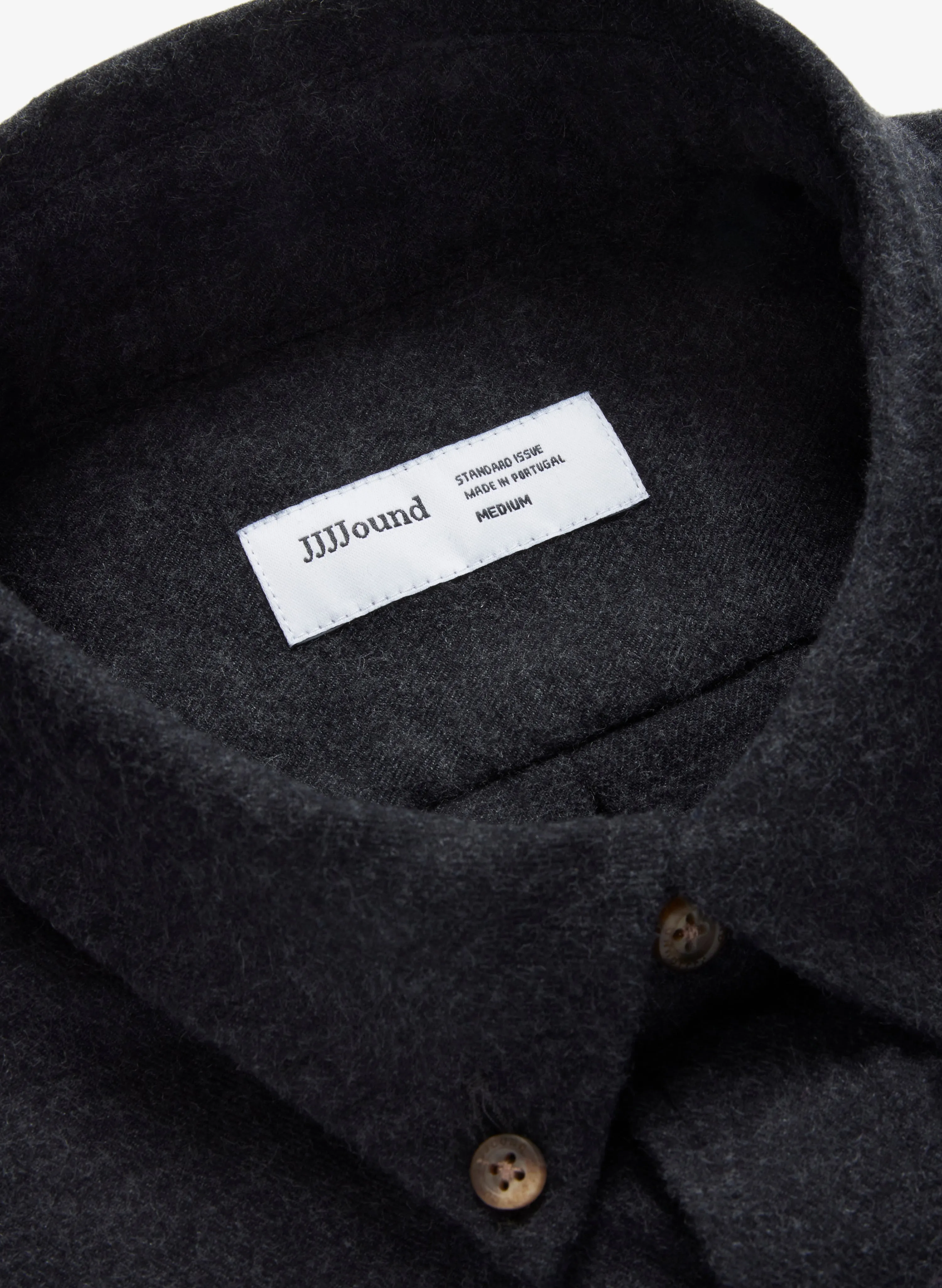 Lightweight Flannel Shirt - Charcoal sold by JJJJound product image thumbnail 2