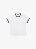 70s Ringer T-Shirt - White/Midnight sold by JJJJound