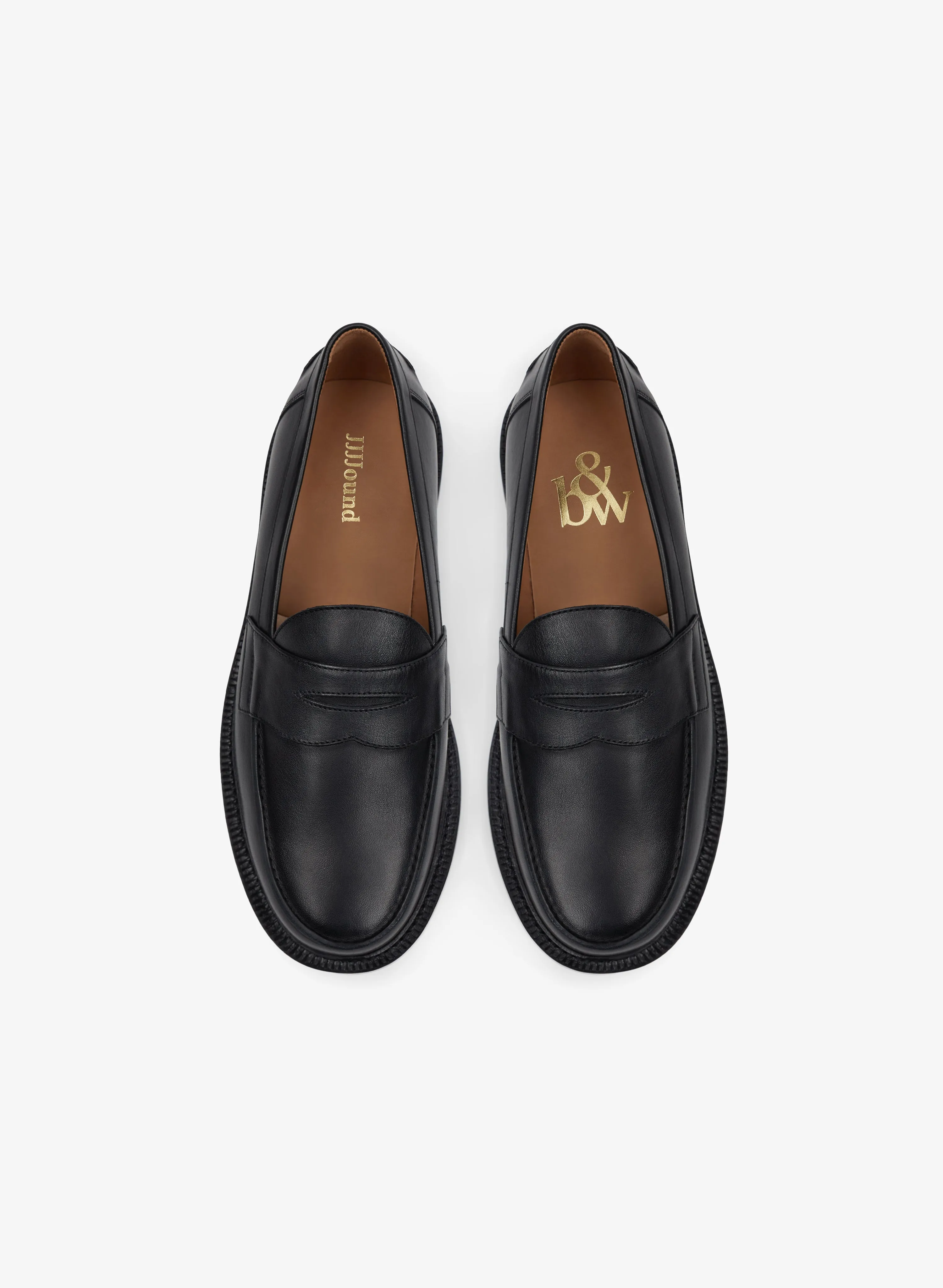 JJJJound Ellis Penny Loafer - Black sold by JJJJound
