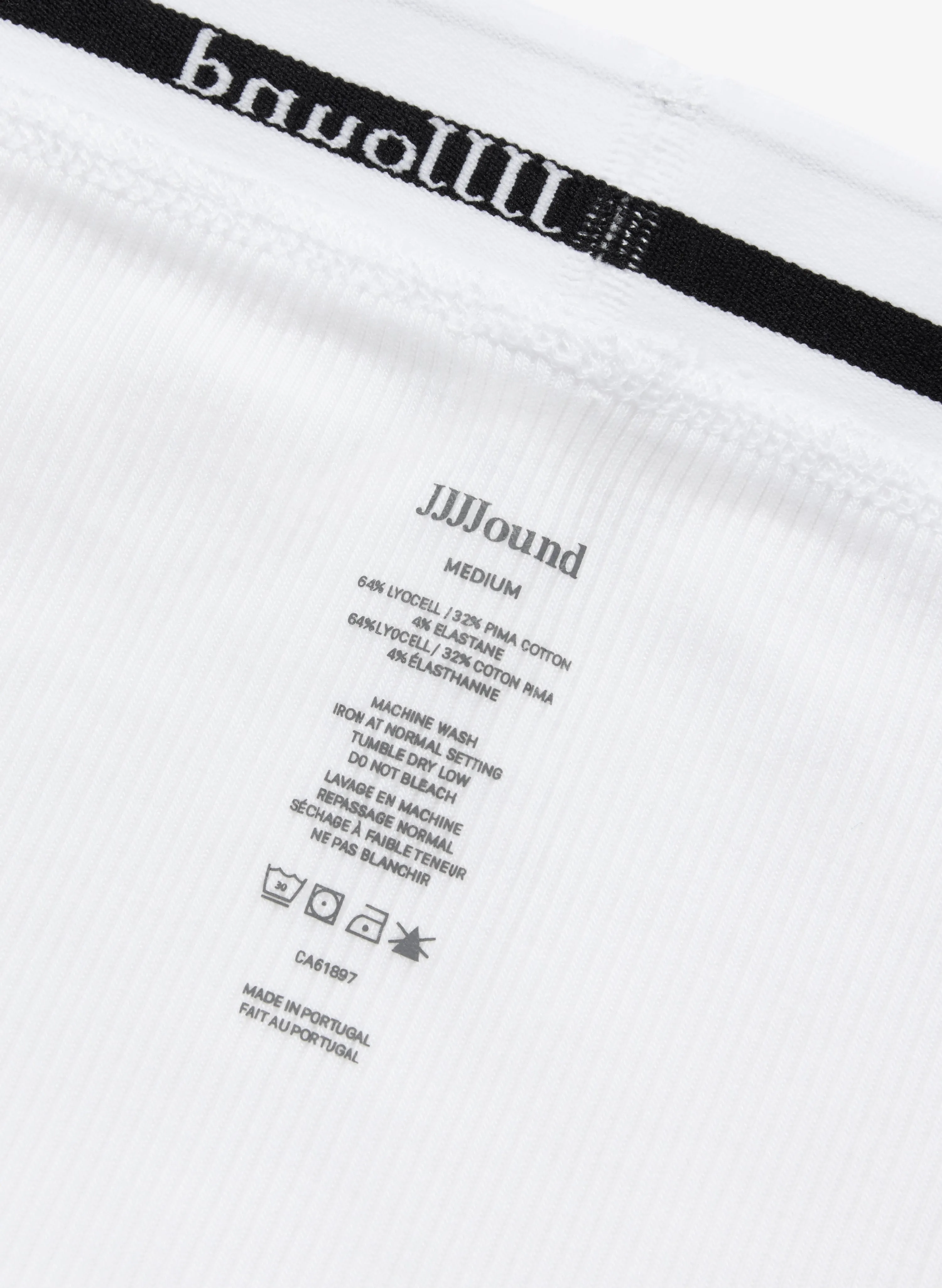 Ribbed Boxer Brief - White sold by JJJJound product image thumbnail 3