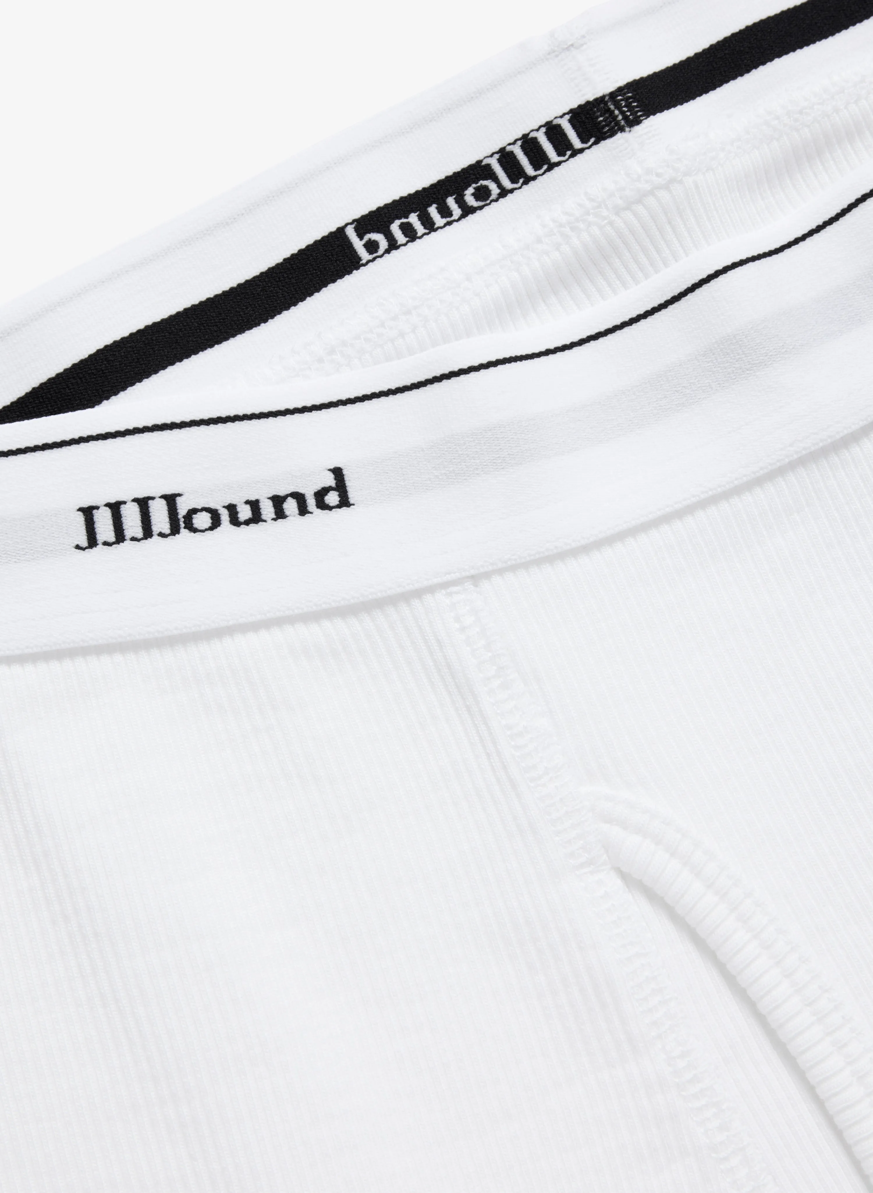 Ribbed Boxer Brief - White sold by JJJJound product image thumbnail 2