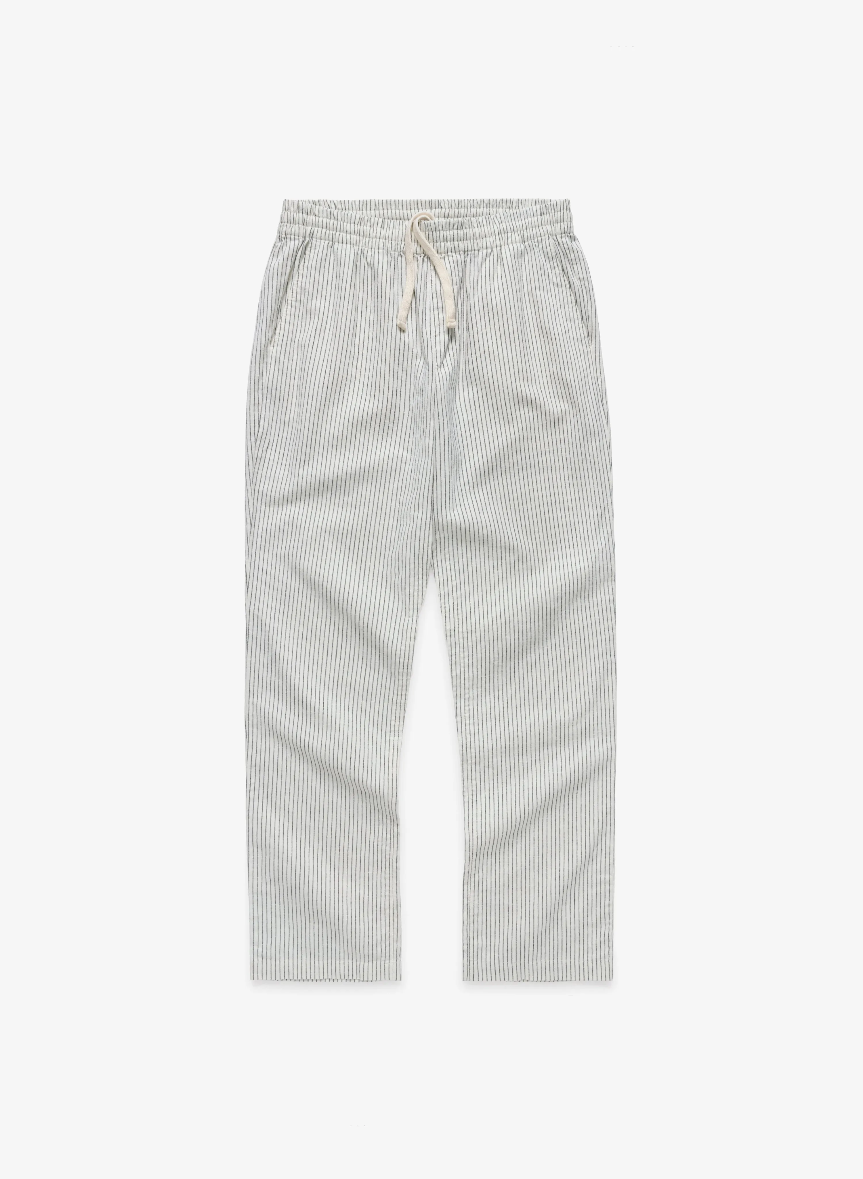 Striped Flannel Weekend Pant - Off-White/Charcoal sold by JJJJound