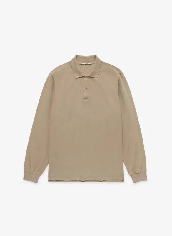 Longsleeve Polo Shirt - Taupe sold by JJJJound