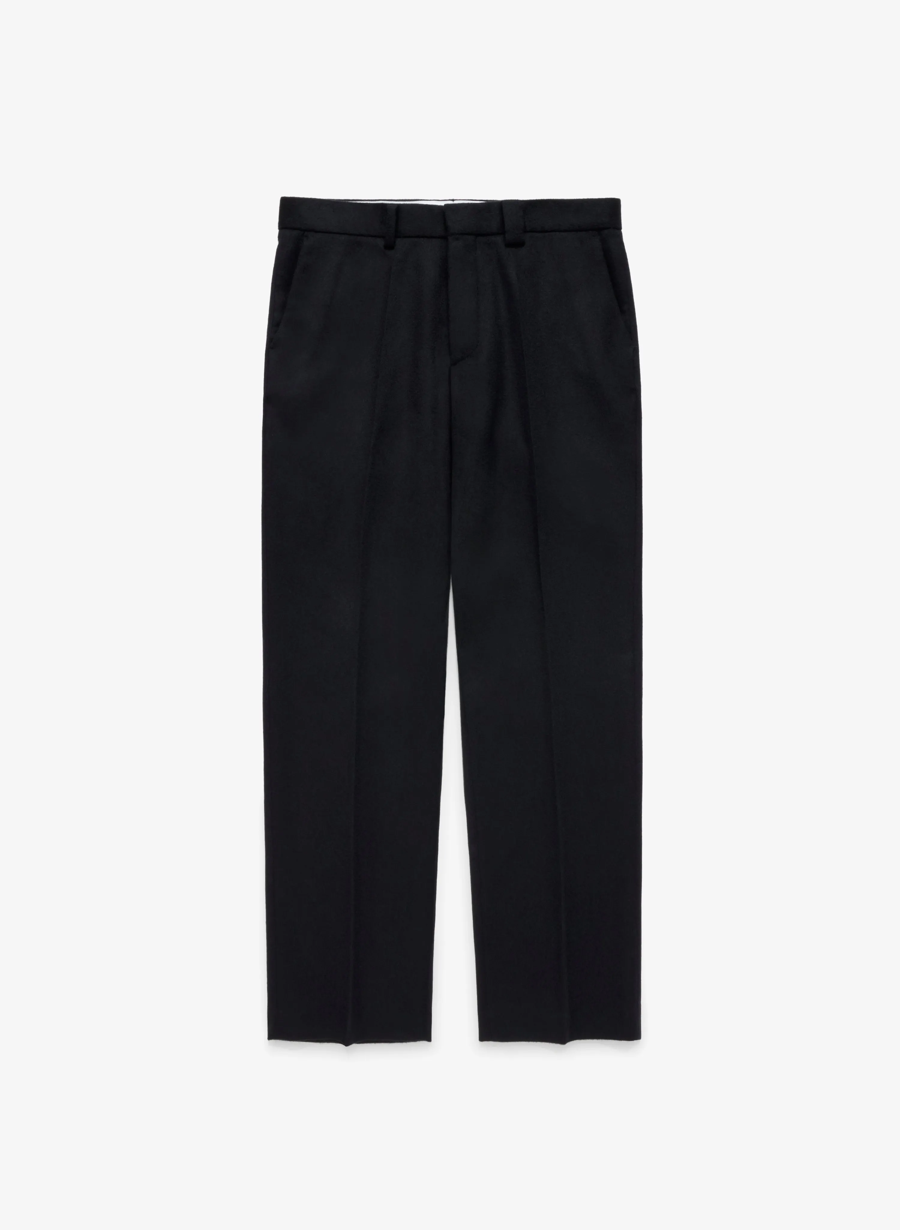 Heavy Wool Trousers Wide - Black sold by JJJJound