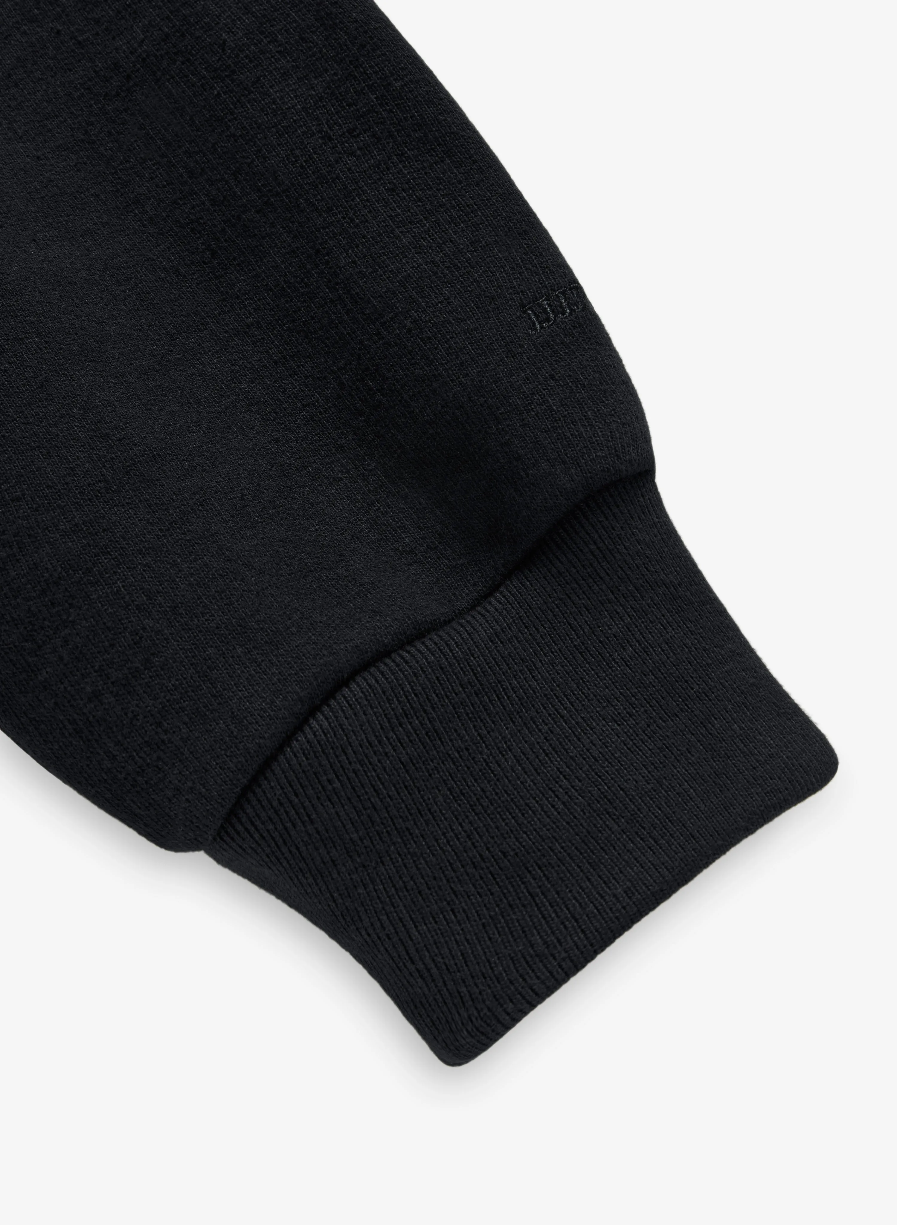 J2000 Quarter Zip - Black French Terry | Parallel