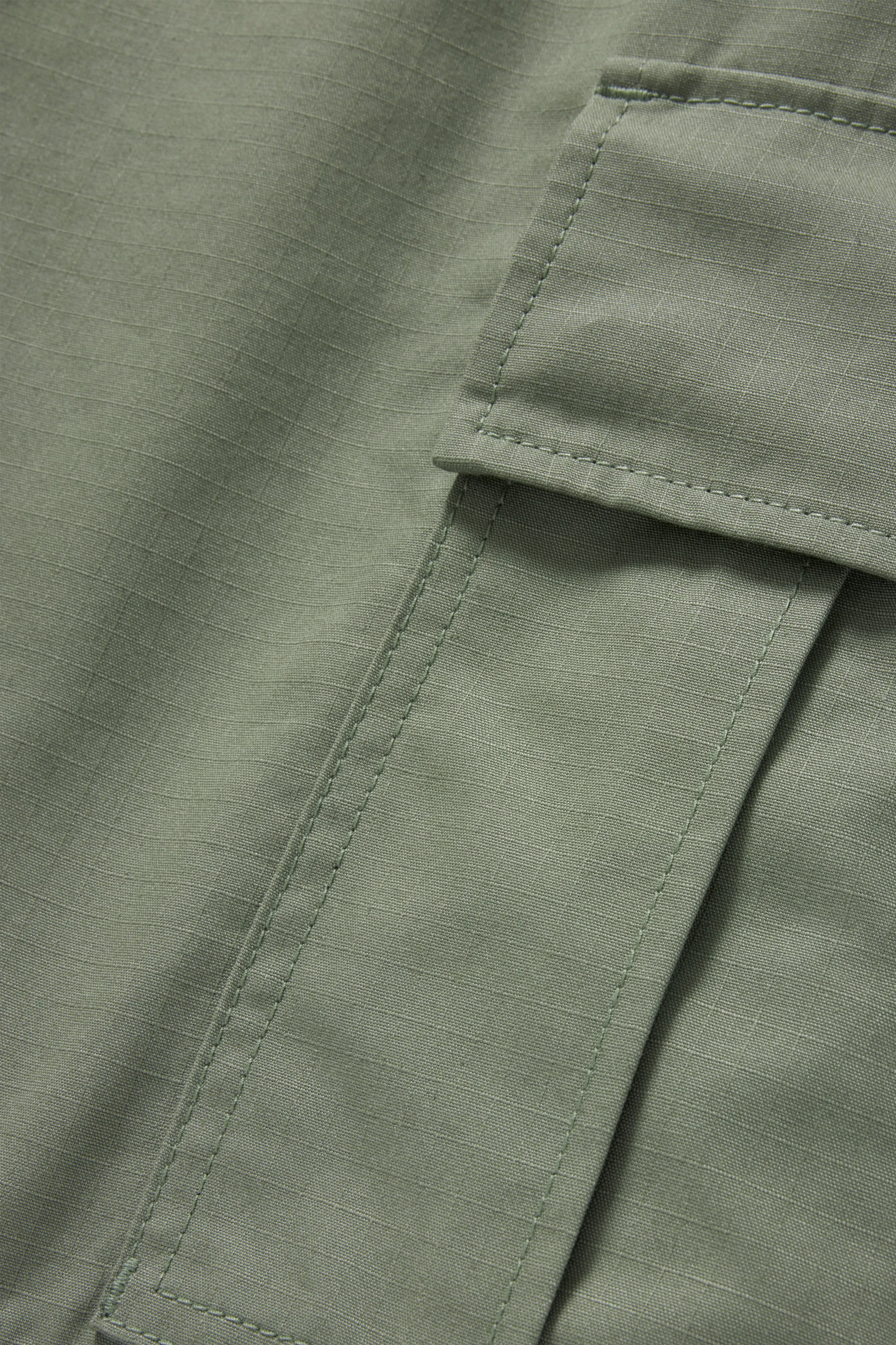 Lightweight Cargo Shorts - Light Olive sold by JJJJound product image thumbnail 5